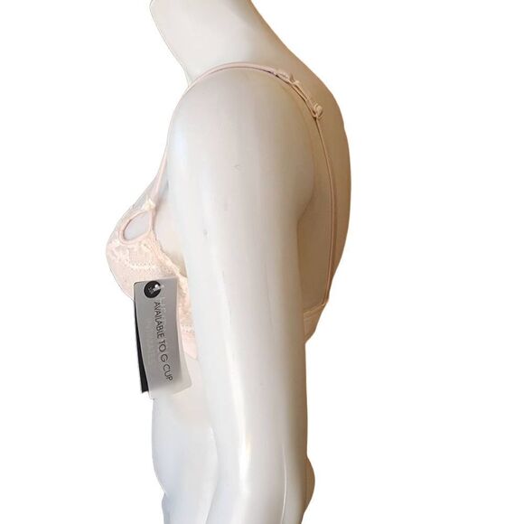 NWT Heidi Klum Zoe Scallop Shell Gardenia Underwire Bra (32B) - Picture 3 of 7